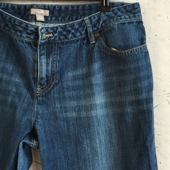 J JILL STRAIGHT LEG JEANS 12 - Picture 2 of 6